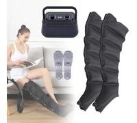 Widppsopt 6 Cavity Air Compression Body Massager Machine, Recovery Boots Machine for Pain and Circulations Swollen Legs, Edema, Muscle Relief Fast Recovery, Electric Pressure Leg Massages