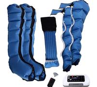 Widppsopt 6 Cavity Electric Pressotherapy System Full Body Air Compression Massager for Arms, Legs Waist Lymphatic Drainage Circulation Boost