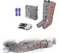 Widppsopt Electric Air Compression Leg Massager, Wave Device Pressotherapy Boots, Full-Body Massage Boots for Legs/Arms/Waist, Blood Circulation, Fatigue Relie, Adjustable Pressure