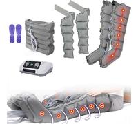 Widppsopt Electric Air Compression Leg Massager, Wave Device Pressotherapy Boots, Full-Body Massage Boots for Legs/Arms/Waist, Blood Circulation, Fatigue Relie, Adjustable Pressure