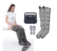 Widppsopt Electric Air Compression Massager Machine 6 Cavity Full Body Waist Arm Leg Relax Instrument, Lipedema Legs Treatment, Calf Massager for Full Body Massage Pressotherapy Lymphatic Dr