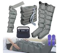 Widppsopt Electric Air Compression Massager Machine 6 Cavity Full Body Waist Arm Leg Relax Instrument, Lipedema Legs Treatment, Calf Massager for Full Body Massage Pressotherapy Lymphatic Dr