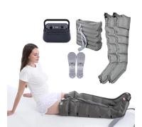 Widppsopt Electric Air Compression Massager Machine 6 Cavity Full Body Waist Arm Leg Relax Instrument, Lipedema Legs Treatment, Calf Massager for Full Body Massage Pressotherapy Lymphatic Dr