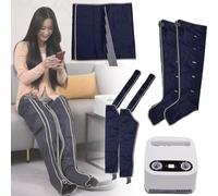 Widppsopt Electric Air Compression Massager Machine, 6 Cavity Full Body Waist Arm Leg Relax Instrument, Lipedema Legs Treatment, Calf Massager for Full Body Massage Pressotherapy Lymphatic D