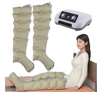 Widppsopt Full Body Waist Arm Leg Relax Instrument, 6 Cavity Electric Air Compression Foot Massager, Lymphatic Drainage Massager for Circulation Arm Legs Waist Wraps Foot Ankles Calf