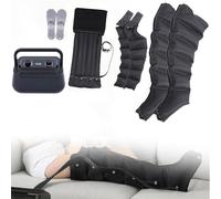 Widppsopt Lymphatic Drainage Massager Legs, 6-Cavity Recovery System Compression Boots Legs Massagers for Pain and Circulation, Air Compression Leg Massager Machine, Timed and Adjustable Pre