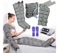 Widppsopt Massager Legs Lymphatic Drainage, Electric Air Compression Massager, for Circulation Arm Leg Waist Wraps Foot, Pressotherapy Boots for Lymphatic Drainage & Full Body