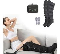Widppsopt Waist Arm Leg Calf Massage Machine Relax Blood Circulation, 6-Cavity Electric Air Compression Massager Machine, Chronic Venous Disorders, Neuralgia, Numbness, Fatigue Relief
