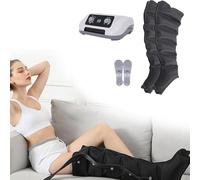 Widppsopt Waist Arm Leg Calf Massage Machine Relax Blood Circulation, 6-Cavity Electric Air Compression Massager Machine, Chronic Venous Disorders, Neuralgia, Numbness, Fatigue Relief