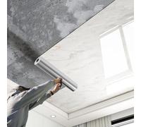 Width 40 60 80 120 Cm Drop Ceiling Tiles Panels Decorative, Self-Adhesive Wall Cladding Panels Wrap Roll for Residential/Bathroom/Kitchen, Smooth Contact Paper(A Style,WXL 120cm x 5m)
