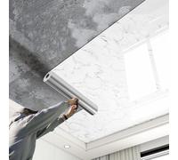 Width 40 60 80 120 Cm Drop Ceiling Tiles Panels Decorative, Self-Adhesive Wall Cladding Panels Wrap Roll for Residential/Bathroom/Kitchen, Smooth Contact Paper(B Style,WXL 60cm x 10m)