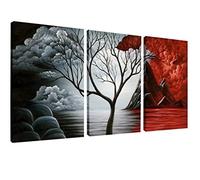 Wieco Art the Cloud Tree High Definition Canvas Print for Abstract Painting Modern Canvas Wall Art for Wall Decor XL