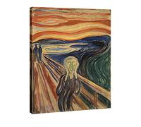 Wieco Art the Scream by Edward Munch Famous Paintings Reproduction Abstract Canvas Prints Artwork for Wall Decor Modern Canvas Wall Art for Home & office Decoration