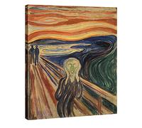 Wieco Art the Scream by Edward Munch Large Famous Paintings Reproduction Abstract Canvas Prints Artwork for Wall Decor Modern Canvas Wall Art for Home & office Decoration