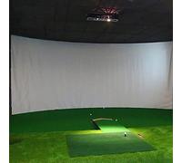 wiedao 118" x 157" Golf Simulator Impact Screen, Large Projection Screen for Golf Training, Curtain White Cloth Material for Golf Exercise(300 x 400 cm)