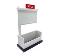 Wiedfedy 1 Piece Sold Sign Real Estate Business Card Holder Realtor Supplies for Realtor Display Your Own Personalized Business Cards Real Estate