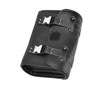 WIEFOHJD Motorcycle Saddlebag Side Bag Retro PU Tool for Yamaha SR400 MT-07