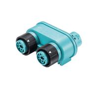 Wieland 46.050.1253.6 RST® MINI Bullet Connector Splitter 4+PE Pins