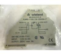 Wieland flare series - 80-010-4131-0 110V-1W-250V6A-F interface relay module.