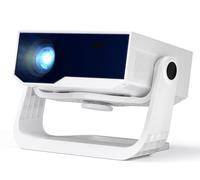 Wielio 2025 New Smart Projector Built-in Apps, 500 ANSI High Brightness, Native 1080P 4K Supported, WiFi 6 & Bluetooth 5.2, Home Cinema Projector for iOS/Android/PS5(High-Performance Version)