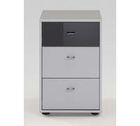 Wiemann Tokio 3 Drawer Bedside Cabinet in Alpine White - Variation Available