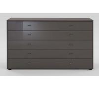 Wiemann Tokio 5 Drawer Chest in Havana with Chrome Handle