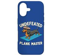 Wiener Dog - Sports Lover Undefeated Plank Master Dachshund Case for iPhone 17