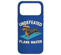Wiener Dog - Sports Lover Undefeated Plank Master Dachshund Case for iPhone 17 Pro Max
