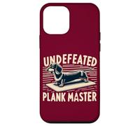 Wiener Dog Training Undefeated Plank Master Funny Dachshund Case for iPhone 12 mini
