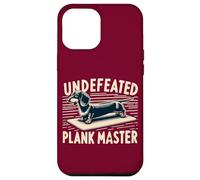 Wiener Dog Training Undefeated Plank Master Funny Dachshund Case for iPhone 12 Pro Max