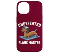 Wiener Dog Training Undefeated Plank Master Funny Dachshund Case for iPhone 14