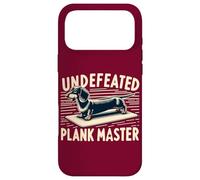 Wiener Dog Training Undefeated Plank Master Funny Dachshund Case for iPhone 17 Pro Max