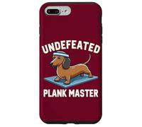 Wiener Dog Training Undefeated Plank Master Funny Dachshund Case for iPhone 7 Plus/8 Plus