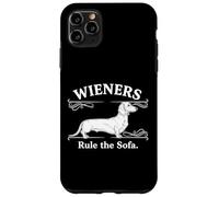 Wieners Rule the Sofa Funny Dachshund Dachs Dog Humor Case for iPhone 11 Pro Max