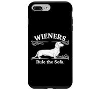 Wieners Rule the Sofa Funny Dachshund Dachs Dog Humor Case for iPhone 7 Plus/8 Plus