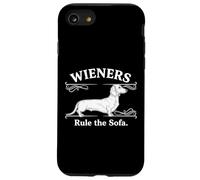 Wieners Rule the Sofa Funny Dachshund Dachs Dog Humor Case for iPhone SE (2020) / 7/8