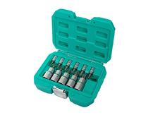 WIESEMANN 1893 Bit Socket Set Suitable for Torx, TX10,15,20,25,27,30,40,45,50,55,60 | 1/4" 1/2" for Torque Wrench, Ratchet Wrench, Impact Power Drills I 81451