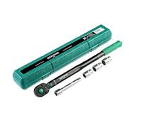 WIESEMANN 1893 Torque Wrench Set 1/2 inch with Extension and 17, 19, 21 mm Socket from Automatically Triggered with clockwise Tightening & Dual Scale | Made from Chrome-Plated CV Steel | 80386
