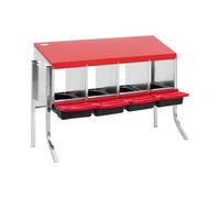 Wiesenfield Nest Box - 4 compartments - galvanised steel - legs WIE-CNB-160