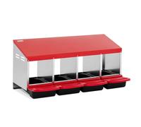 Wiesenfield Nest Box - 4 compartments - galvanised steel - wall mounting WIE-CNB-150