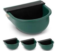 Wiesenfield Water Troughs - 4 pieces - 2.8 litres - plastic - valve cover Horse trough Drinking trough Cattle water trough Cattle trough