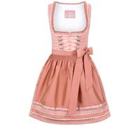 Wiesnwuid Women's Dirndl Lilly Special Occasion Dress, Apricot, 18