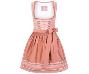 Wiesnwuid Women's Dirndl Lilly Special Occasion Dress, Apricot, 18