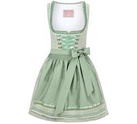 Wiesnwuid Women's Dirndl Lilly Special Occasion Dress, Green (sage), 8