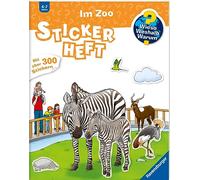 Ravensburger Sticker Book Wieso? Weshalb? Warum? – At the Zoo