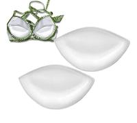 Wieysdoo Silicone Breasts Insert Pads Chicken Fillet Bra Inserts,Breast Enhancers Push Up Booster Pads,Silicone Breast Forms for Bikini Swimsuit,1 Pair (Clear)