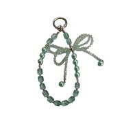 wifantien Beaded Phone Charm Sparkling Chain Wrist Strap Accessories,Fashion Women Bracelet Wristlet Strap With Tether Tab, General, Glass, No Gemstone