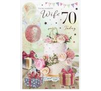 Wife 70th Birthday , Birthday Card