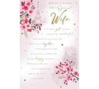 WIFE Birthday card from the meaningful and heartfelt 'Tenderness' range.