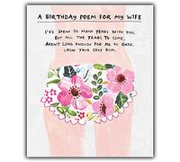 Wife Birthday Card, Funny Birthday Card For Wife, Birthday Card Wife, Wife, Paper Salad